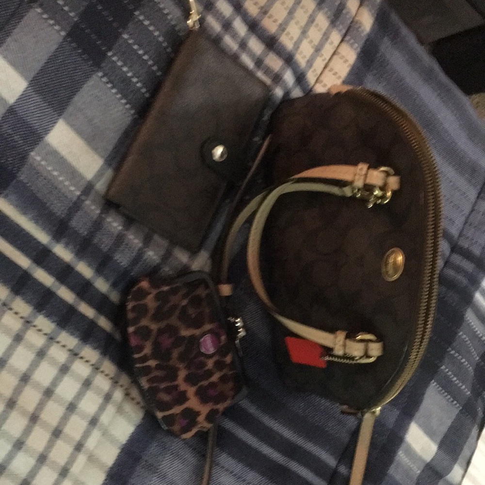 Small Dome Coach purse, wallet & change purse